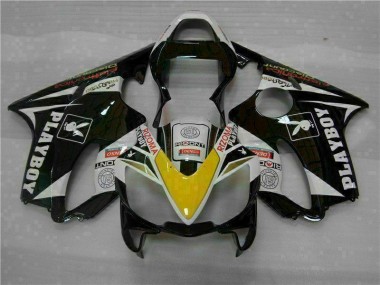 Affordable 2001-2003 Yellow Silver Black Honda CBR600 F4i Motorcycle Fairings Canada