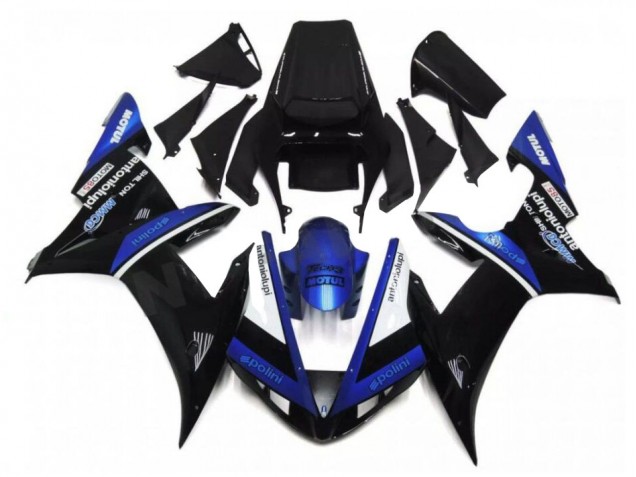 Affordable 2002-2003 Black Blue Yamaha YZF R1 Motorcycle Fairings Canada