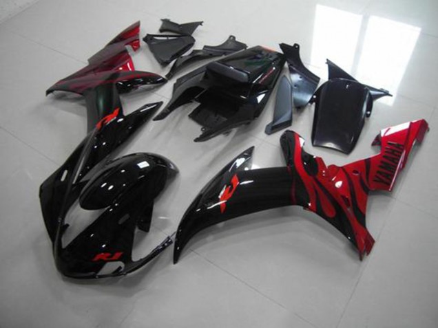 Affordable 2002-2003 Black Flame Yamaha YZF R1 Motorcycle Fairings Canada