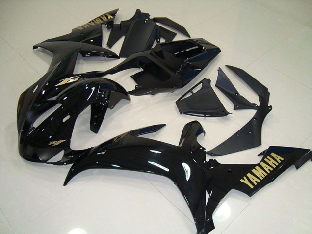 Affordable 2002-2003 Black Gold Yamaha YZF R1 Motorcycle Fairings Canada Affordable 2002-2003 Black Gold Yamaha YZF R1 Motorcycle Fairings Canada