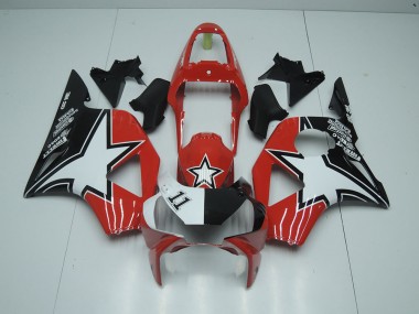 Affordable 2002-2003 Black Red Star Honda CBR900RR 954 Motorcycle Fairings Canada