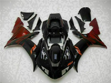 Affordable 2002-2003 Black Yamaha YZF R1 Full Fairing Kits Canada