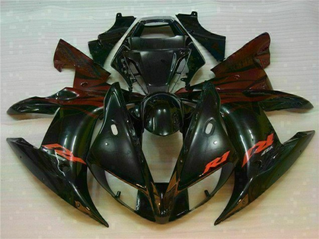 Affordable 2002-2003 Black Yamaha YZF R1 Injection Motorcycle Fairings Canada Affordable 2002-2003 Black Yamaha YZF R1 Injection Motorcycle Fairings Canada