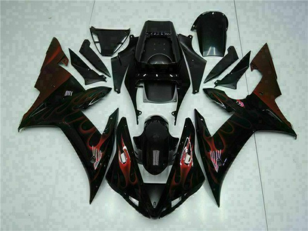 Affordable 2002-2003 Black Yamaha YZF R1 Replacement Motorcycle Fairings Canada Affordable 2002-2003 Black Yamaha YZF R1 Replacement Motorcycle Fairings Canada