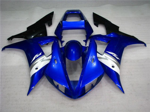 Affordable 2002-2003 Blue White Yamaha YZF R1 Injection Motorcycle Fairings Canada