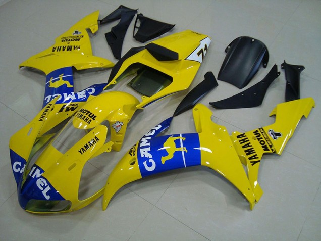 Affordable 2002-2003 Blue Yellow Yamaha YZF R1 Motorcycle Fairings Canada Affordable 2002-2003 Blue Yellow Yamaha YZF R1 Motorcycle Fairings Canada