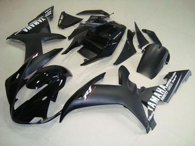 Affordable 2002-2003 Matte Black White Yamaha YZF R1 Motorcycle Fairings Canada Affordable 2002-2003 Matte Black White Yamaha YZF R1 Motorcycle Fairings Canada