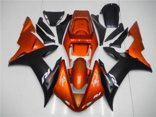 Affordable 2002-2003 Orange Black Yamaha YZF R1 Motorcycle Fairings Canada Affordable 2002-2003 Orange Black Yamaha YZF R1 Motorcycle Fairings Canada