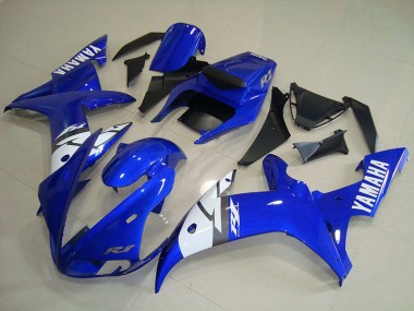 Affordable 2002-2003 White Blue Yamaha YZF R1 Motorcycle Fairings Canada