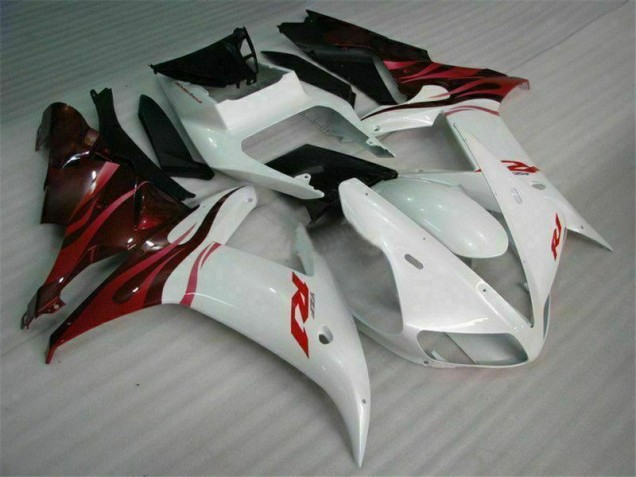 Affordable 2002-2003 White Yamaha YZF R1 Complete Fairing Kit Canada