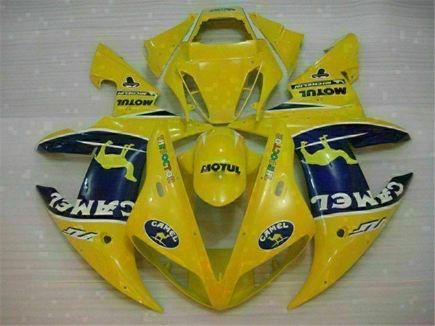 Affordable 2002-2003 Yellow Yamaha YZF R1 Motorcycle Fairings Canada