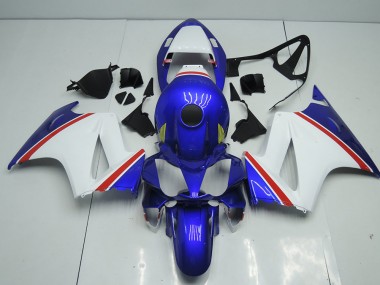 Affordable 2002-2013 Blue and White Honda VFR800 Motorcycle Fairings Canada