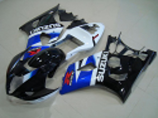 Affordable 2003-2004 Black Blue White Suzuki GSXR 1000 Motorcycle Fairings Canada Affordable 2003-2004 Black Blue White Suzuki GSXR 1000 Motorcycle Fairings Canada