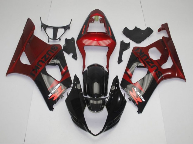 Affordable 2003-2004 Black Red Suzuki GSXR 1000 Motorcycle Fairings Canada