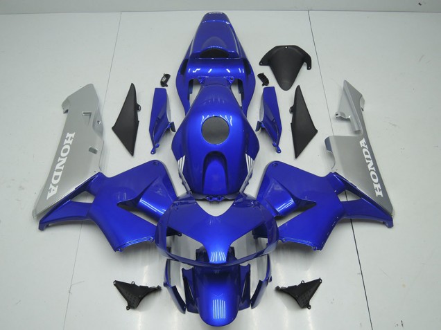 Affordable 2003-2004 Blue Silver Honda CBR600RR Motorcycle Fairings Canada Affordable 2003-2004 Blue Silver Honda CBR600RR Motorcycle Fairings Canada