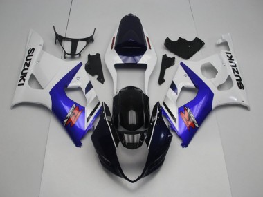 Affordable 2003-2004 Dark Blue Front and Blue Suzuki GSXR 1000 Motorcycle Fairings Canada