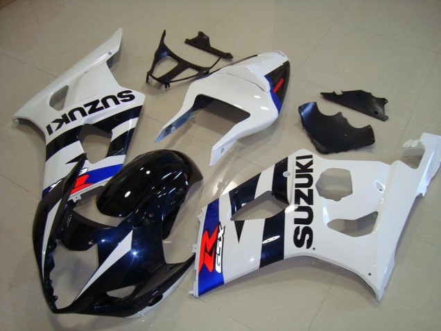 Affordable 2003-2004 Dark Blue White Suzuki GSXR 1000 Motorcycle Fairings Canada Affordable 2003-2004 Dark Blue White Suzuki GSXR 1000 Motorcycle Fairings Canada