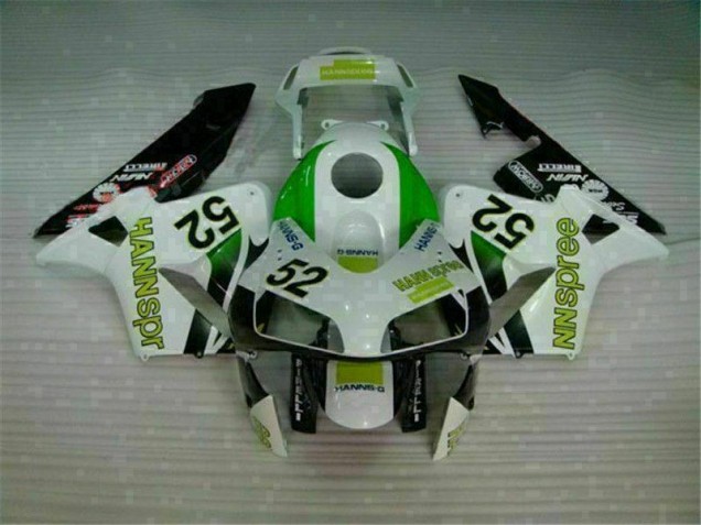 Affordable 2003-2004 Green White Black Honda CBR600RR Motorcycle Fairings Canada Affordable 2003-2004 Green White Black Honda CBR600RR Motorcycle Fairings Canada
