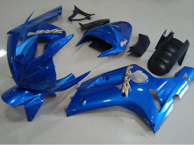 Affordable 2003-2004 Light Blue Kawasaki Ninja ZX6R Motorcycle Fairings Canada Affordable 2003-2004 Light Blue Kawasaki Ninja ZX6R Motorcycle Fairings Canada