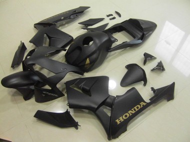 Affordable 2003-2004 Matte Black Gold Honda CBR600RR Motorcycle Fairings Canada