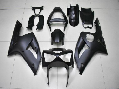 Affordable 2003-2004 Matte Black Kawasaki Ninja ZX6R Full Fairing Kit Canada