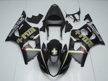 Affordable 2003-2004 Matte Black Rizla Suzuki GSXR 1000 Motorcycle Fairings Canada