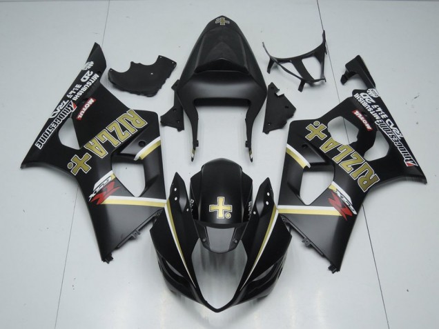 Affordable 2003-2004 Matte Black Rizla Suzuki GSXR 1000 Motorcycle Fairings Canada