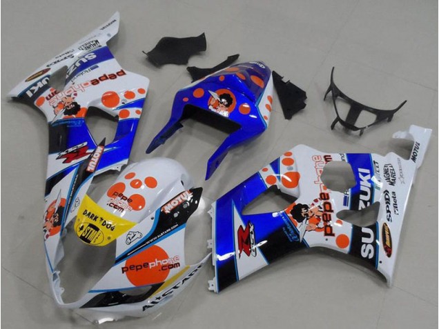 Affordable 2003-2004 Pepe Phone Suzuki GSXR 1000 Motorcycle Fairings Canada Affordable 2003-2004 Pepe Phone Suzuki GSXR 1000 Motorcycle Fairings Canada