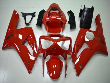 Affordable 2003-2004 Red Kawasaki Ninja ZX6R Motorcycle Fairings Canada