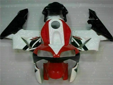Affordable 2003-2004 Red White Honda CBR600RR Plastics Motorcycle Fairings Canada