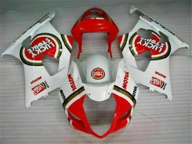Affordable 2003-2004 Red White Suzuki GSXR 1000 Motorcycle Fairings Canada