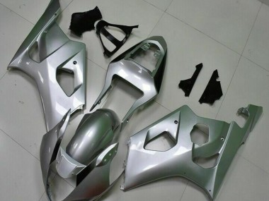 Affordable 2003-2004 Silver Suzuki GSXR 1000 Fairing Kit & Bodywork Canada