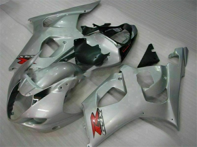 Affordable 2003-2004 Silver Suzuki GSXR 1000 Full Fairing Kit Canada Affordable 2003-2004 Silver Suzuki GSXR 1000 Full Fairing Kit Canada