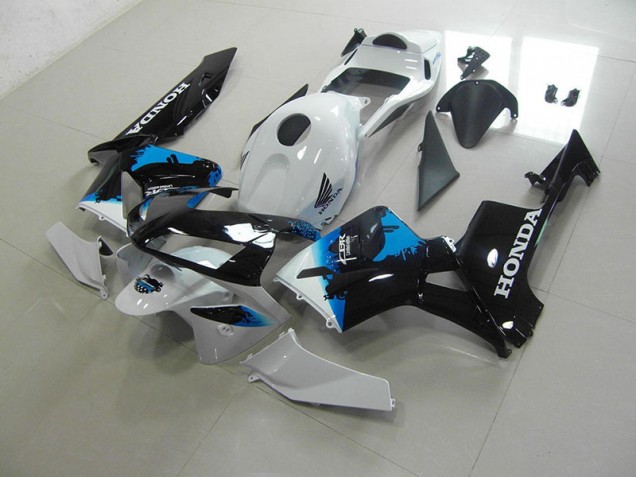 Affordable 2003-2004 White Black Blue Honda CBR600RR Motorcycle Fairings Canada Affordable 2003-2004 White Black Blue Honda CBR600RR Motorcycle Fairings Canada