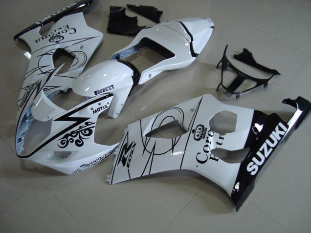 Affordable 2003-2004 White Corona Suzuki GSXR 1000 Motorcycle Fairings Canada