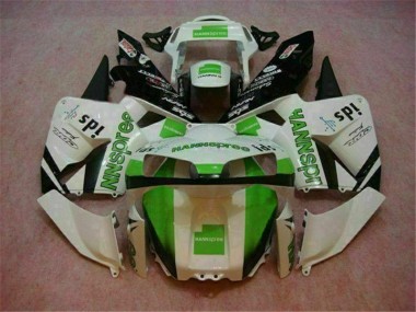 Affordable 2003-2004 White Honda CBR600RR Plastic Full Fairing Kit Canada