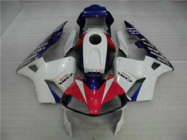Affordable 2003-2004 White Honda CBR600RR Plastics Complete Fairing Kit Canada