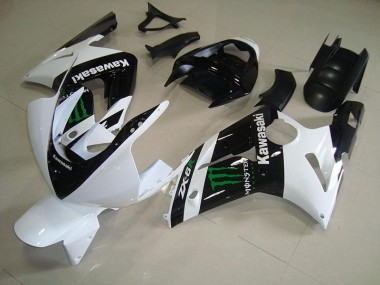 Affordable 2003-2004 White Monster Kawasaki Ninja ZX6R Motorcycle Fairings & Bodywork Canada