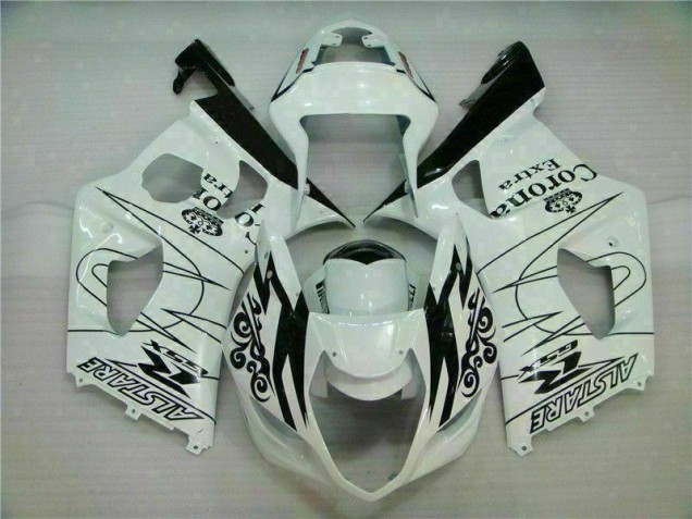 Affordable 2003-2004 White Suzuki GSXR 1000 Full Fairing Kit Canada Affordable 2003-2004 White Suzuki GSXR 1000 Full Fairing Kit Canada