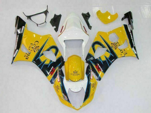 Affordable 2003-2004 Yellow Suzuki GSXR 1000 Motorcycle Fairings Canada