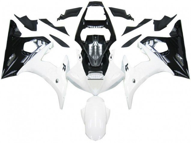 Affordable 2003-2005 Black White Yamaha YZF R6 Motorcycle Fairings Canada Affordable 2003-2005 Black White Yamaha YZF R6 Motorcycle Fairings Canada