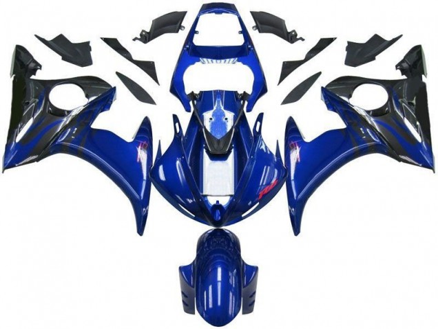 Affordable 2003-2005 Blue Black Yamaha YZF R6 Motorcycle Fairings Canada Affordable 2003-2005 Blue Black Yamaha YZF R6 Motorcycle Fairings Canada