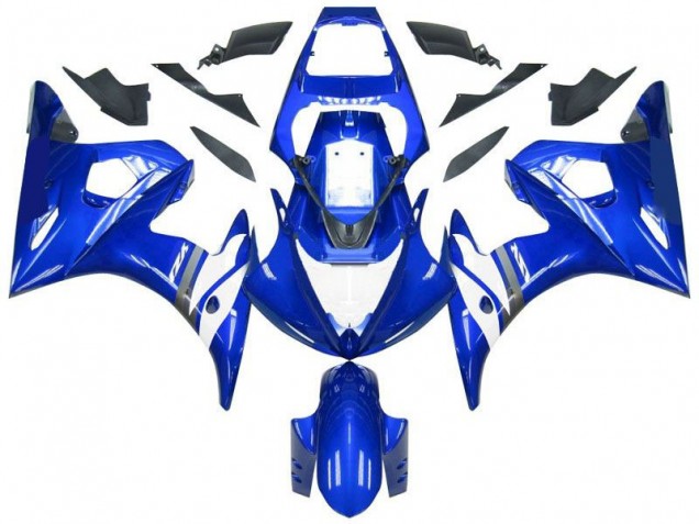 Affordable 2003-2005 Blue White Yamaha YZF R6 Fairing Kit Canada Affordable 2003-2005 Blue White Yamaha YZF R6 Fairing Kit Canada