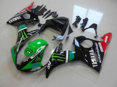 Affordable 2003-2005 Green Monster Yamaha YZF R6 Motorcycle Fairings Canada