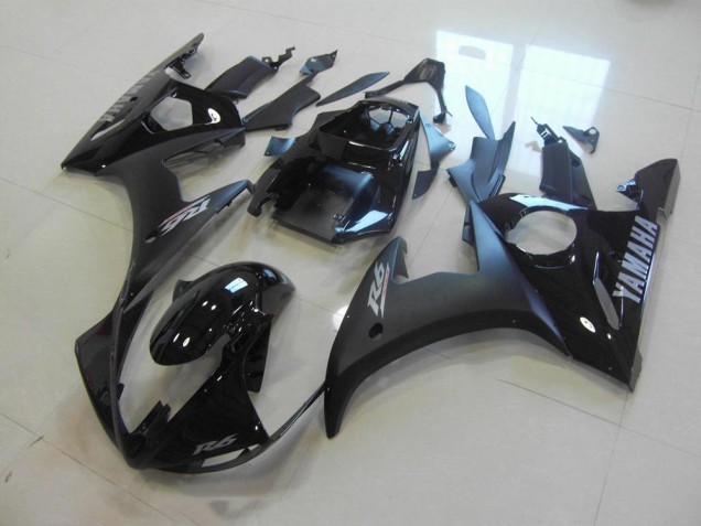 Affordable 2003-2005 Matte Black Glossy Black Yamaha YZF R6 Motorcycle Fairings Canada Affordable 2003-2005 Matte Black Glossy Black Yamaha YZF R6 Motorcycle Fairings Canada