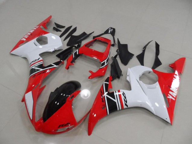 Affordable 2003-2005 Red and White and Black Yamaha YZF R6 Motorcycle Fairings Canada Affordable 2003-2005 Red and White and Black Yamaha YZF R6 Motorcycle Fairings Canada