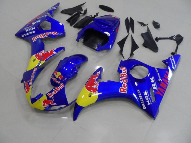 Affordable 2003-2005 Red Bull Yamaha YZF R6 Motorcycle Fairings Canada