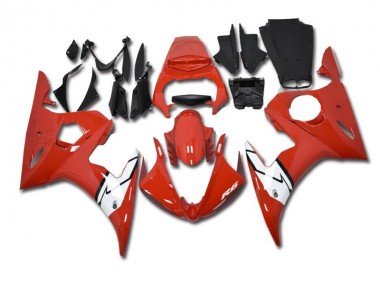 Affordable 2003-2005 Red White Yamaha YZF R6 Motorcycle Fairings & Bodywork Canada