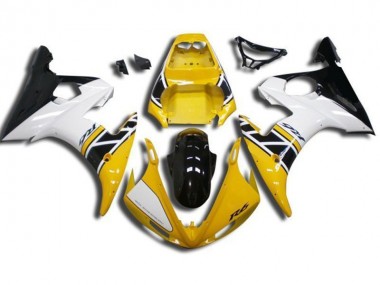 Affordable 2003-2005 Yellow Yamaha YZF R6 Motorcycle Fairings Canada