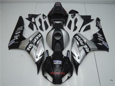 Affordable 2004-2005 Black Silver Honda CBR1000RR Motorcycle Fairings Canada